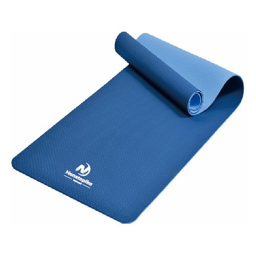 Спортивный коврик ZDK Relax, для йоги и пилатеса, размер 183*61*0,6см, цвет синий(2 стороны)