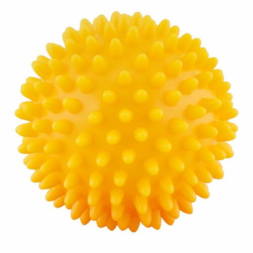 Мяч массажный TORRES, диам. 7 см, с выступами 1 см, желтый, арт. AL121607