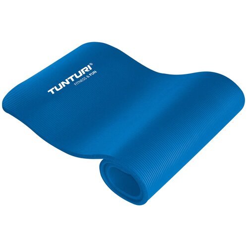 Коврик для фитнеса Tunturi NBR, с мешком для хранения, синий, 180 см