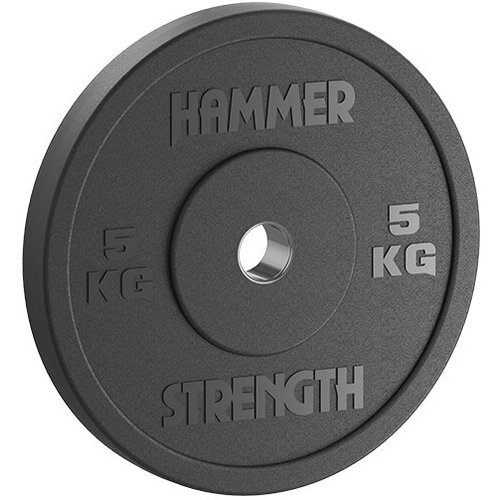 Диск обрезиненный бампированный Стандарт Hammer Strength, 5 кг