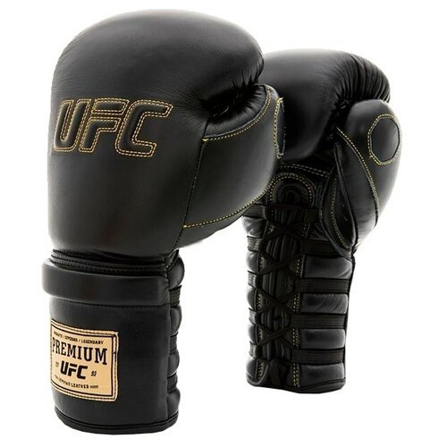 Премиальные тренировочные перчатки UFC на шнуровке 18 унций
