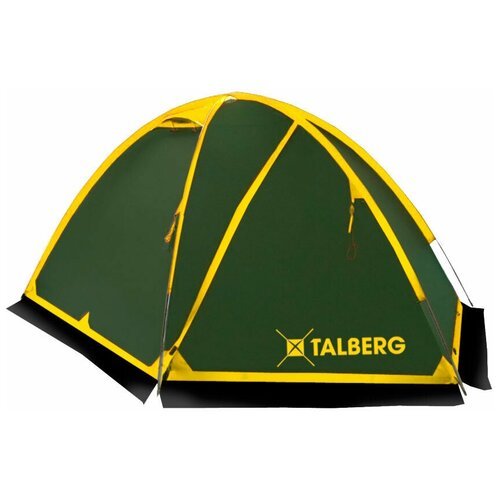 Палатка трекинговая трёхместная Talberg Space pro 3, зеленый