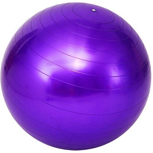 Мяч КНР для фитнеса, фиолетовый, 75 см, в пакете (141-21-61)